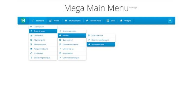 wordpress Mega Menu Plugins