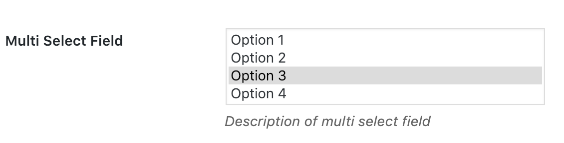  Option Framework