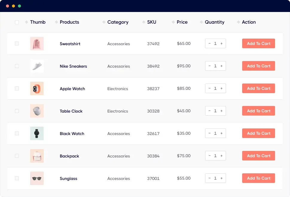 Top 10 Best WooCommerce Product Table Plugins