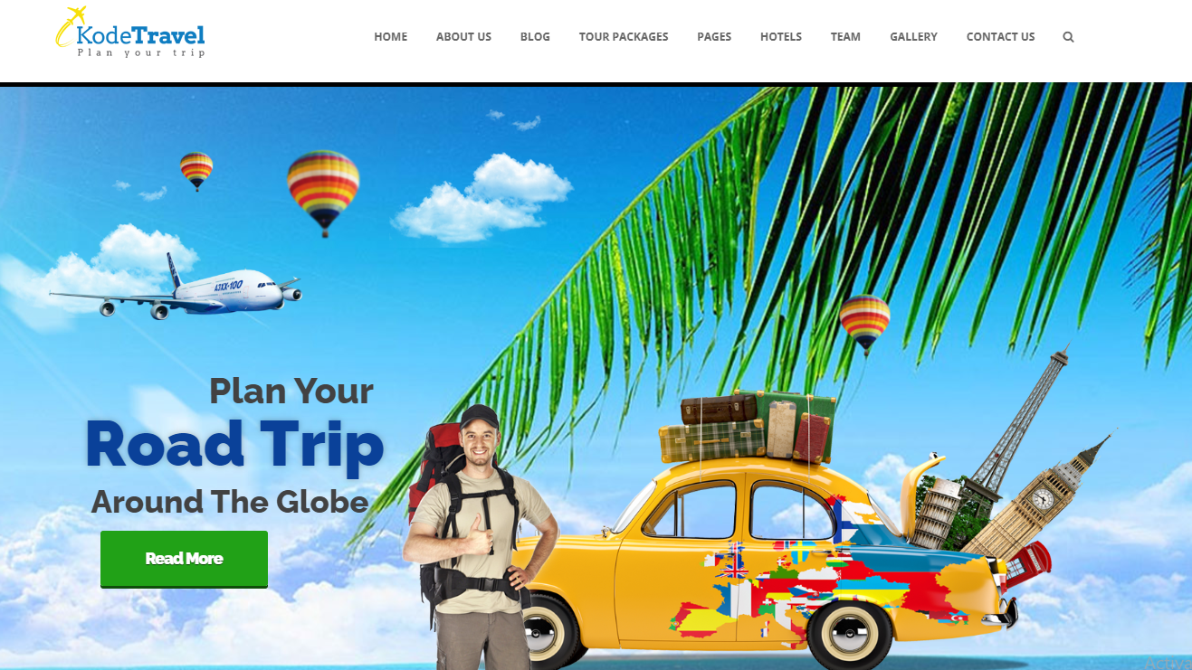 KodeTravel & Tourism WordPress Theme