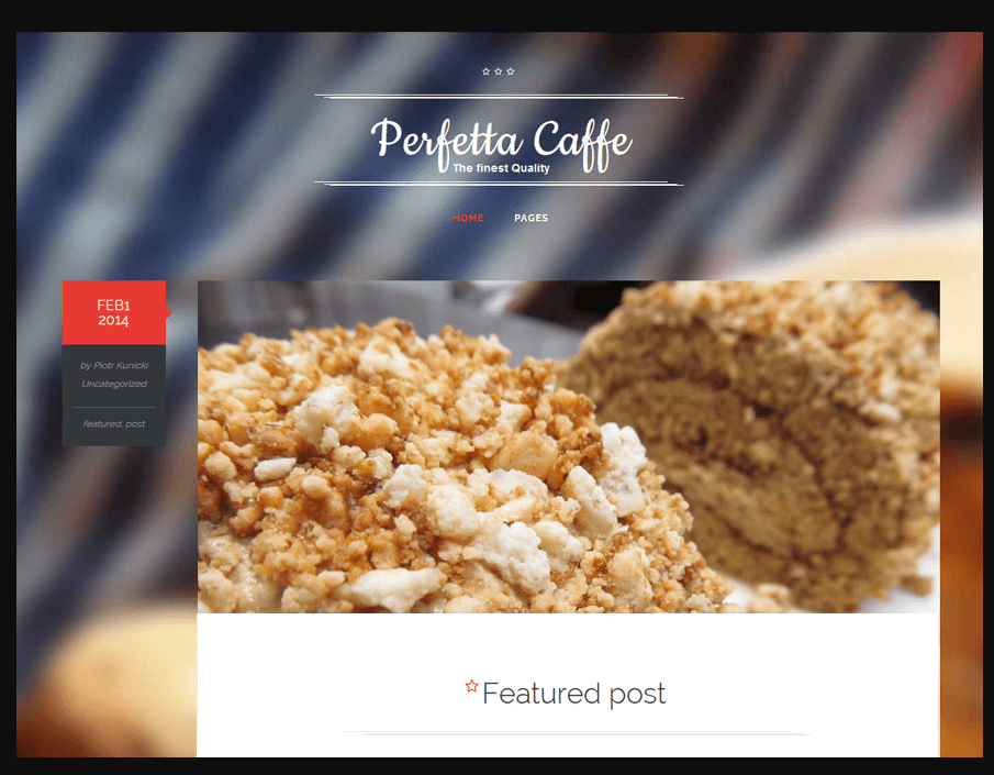 Perfetta – Personal WordPress Blog Theme
