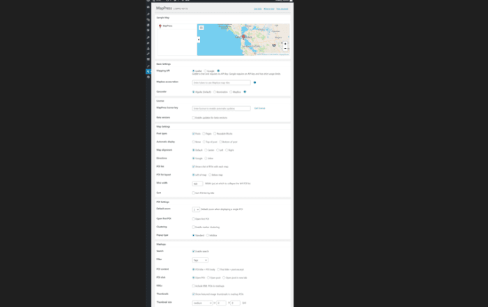 5+ Free WordPress Google Maps Plugin