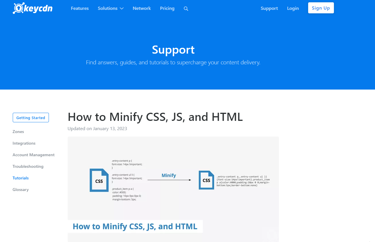 Minify HTML,CSS and Javascript