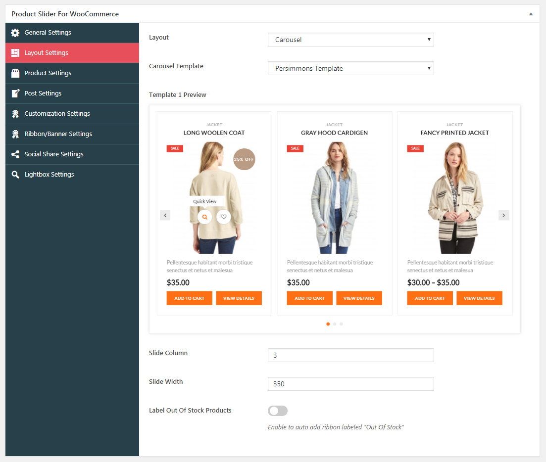 Product Slider for WooCommerce by Access Keys
