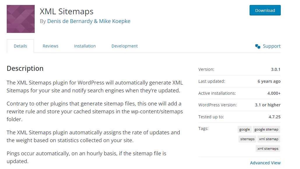XML Sitemaps (Free)