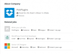 Related Job addon by job board manager wordpress plugin