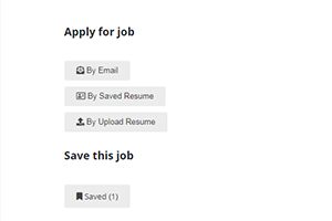 Saved Jobs addon by job board manager wordpress plugin