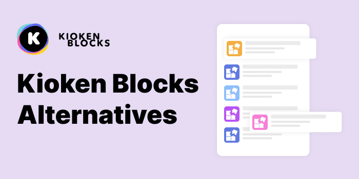 Kioken Blocks Alternatives    6