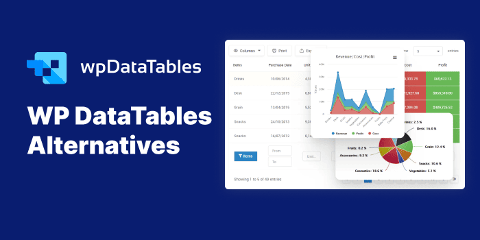 WP DataTables Alternatives 8