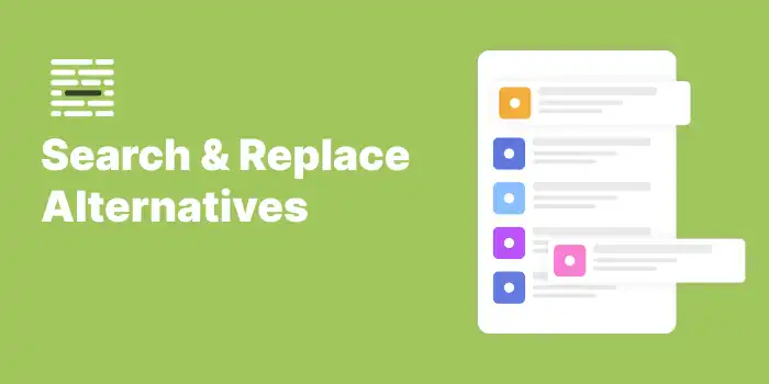 Better Search Replace Alternatives 1