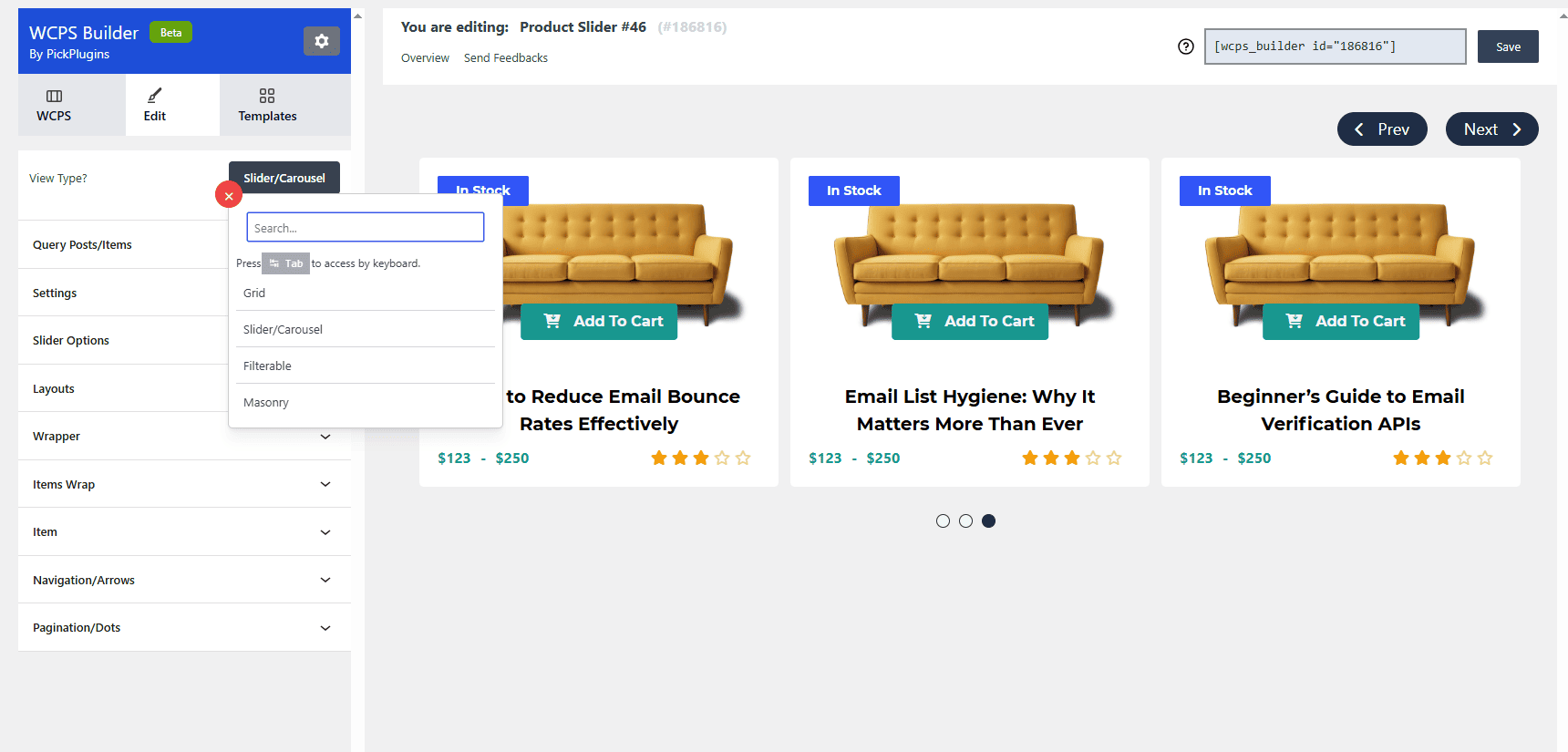 Product Slider for WooCommerce 12